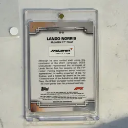 2024 Topps Chrome Formula 1 F1 LANDO NORRIS Inside Trax case Hit SSP - Image 2