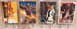 Dennis Rodman NBA Card Lot (4) Bulls Spurs 1996 Upper Deck SkyBox Fleer - Image 1