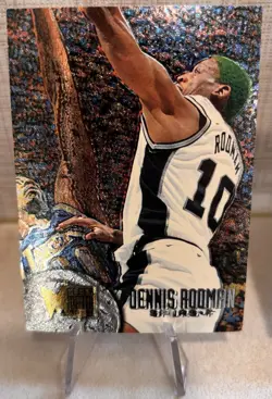 Dennis Rodman NBA Card Lot (4) Bulls Spurs 1996 Upper Deck SkyBox Fleer - Image 4
