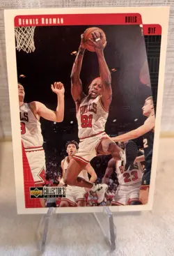 Dennis Rodman NBA Card Lot (4) Bulls Spurs 1996 Upper Deck SkyBox Fleer - Image 5
