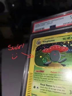 Pokemon 2002 Vileplume Expedition Base Set Holo Rare Card 31/165 E-Reader PSA 7 - Image 3