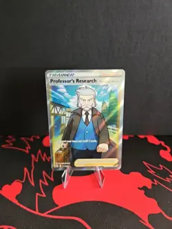 Pokemon TCG Professor's Research Full Art Ultra Rare Card Crown Zenith 150/159 - Image 1