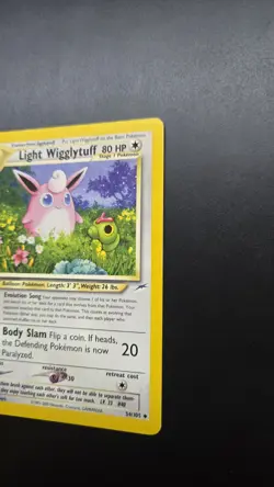 Light Wigglytuff 54/105 Neo Destiny Regular Pokemon Card - Ungraded - Image 2