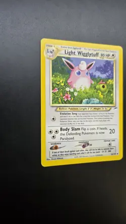 Light Wigglytuff 54/105 Neo Destiny Regular Pokemon Card - Ungraded - Image 4