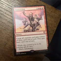 Magic: The Gathering Insurrection Sorcery Red Commander Masters Card 236 - Image 1