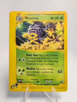 Weezing (70) - Expedition 070/165 e-Reader Pokemon Card - Image 1