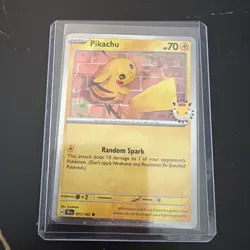 Pikachu - (Cosmo Holo) 051/162 Miscellaneous Cards & Products Holo 30th - Image 1