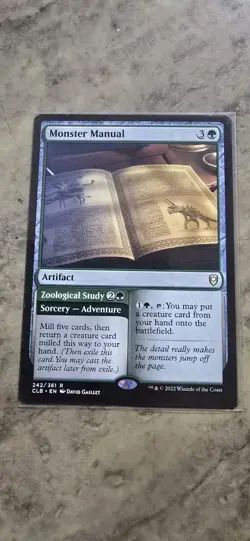 Monster Manual Commander Legends: Battle for Baldur's Gate Regular Artifact Rare - Image 1