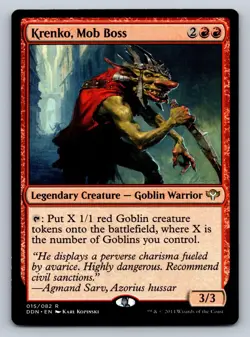 Krenko, Mob Boss Duel Decks: Speed vs. Cunning 15 R NM Magic: The Gathering - Image 1