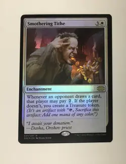 Smothering Tithe Double Masters 2022 Foil - Image 1