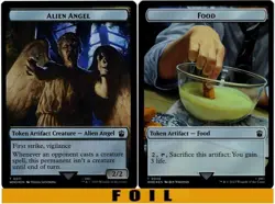 ALIEN ANGEL \ FOOD TOKEN ** FOIL ** #11/26 - Doctor Who - NM MTG - Image 1