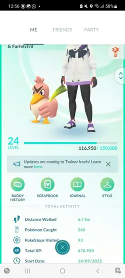 Pokemon Go (Stage 24) Shiny Farfetched ( 51 Shinys ) - Image 1