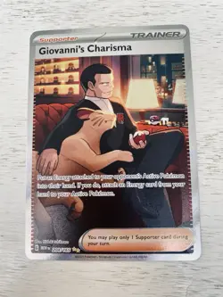 Pokemon Giovanni’s Charisma MEW 204/165 Englisch Exc. 2023 Karmesin & Purpur 151 - Image 1