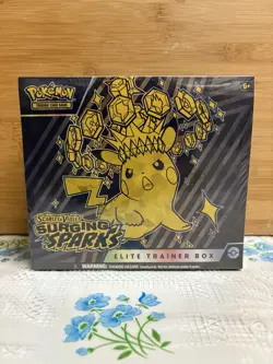 Pokemon Scarlet & Violet Surging Sparks Elite Trainer Box 2024 - Image 1