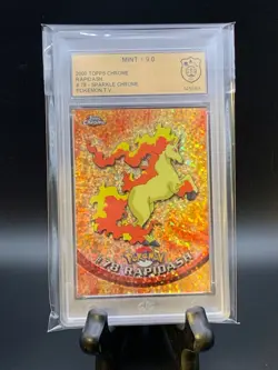 2000 Pokemon Chrome Series 1 Sparkle Rapidash #78 GSG 9 - Image 1