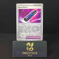 Heavy Baton - 151/162 - Temporal Forces - Reverse Holo - Pokemon TCG - Image 1