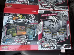 Pokemon Scarlet & Violet Black Bolt White Flare 2-Pack Poster Binder Box Qty-2 - Image 2