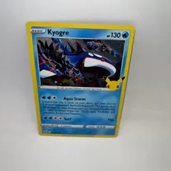 Kyogre 003/025 Rare Celebrations Pokemon Holo Near Mint - Image 1