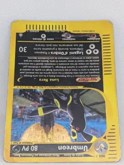 Umbreon H29/H32 Aquapolis Holo Ultra Rare Pokemon TCG Nintendo e-reader ITALIAN - Image 4