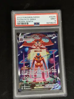 Pokemon TCG Deoxys Crown Zenith: Galarian Gallery Holo Rare Psa 9 - Image 1