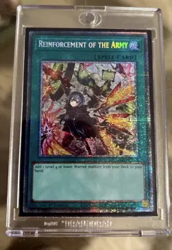 Reinforcement of the Army Alternative Art L26D-ENS08 Starlight Rare 1st Yugioh - Image 4