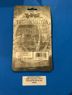 ( TACTICAL EVOLUTION ) 1st Edition Blister Pack - Sealed New - Yu-Gi-Oh Booster - Image 4