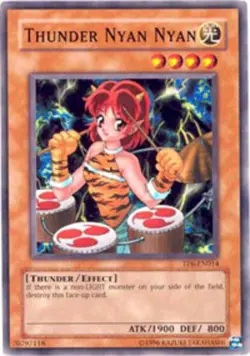 Thunder Nyan Nyan - TP6-EN014 - Common - Unlimited Edition - Damaged - Tournamen - Image 1