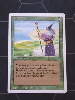 MTG 1x Fastbond REV Revised NM Near Mint - Image 1