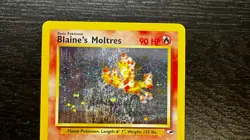 Blaine’s Moltres No. 146 Pokemon TCG Japanese Gym 2 Challenge Vintage Holo MP - Image 2