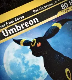 Pokemon Card - Umbreon 13/75 Holo - Neo Discovery - Rare Holo Bleed Misprint ! - Image 3