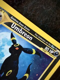 Pokemon Card - Umbreon 13/75 Holo - Neo Discovery - Rare Holo Bleed Misprint ! - Image 4