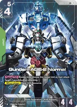 Gundam AGE-2 Normal - LR+ | Gundam Card Game NM - Image 1