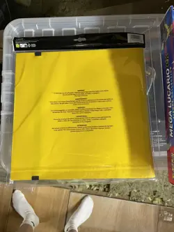 Vault x 12 Pocket Strap Binder 480 slots Pokemon Cards 20 pages Yellow Sealed - Image 2