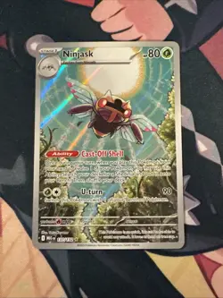 Pokemon TCG Ninjask Illustration Rare Card #137/132 Mega Evolutions - Image 1