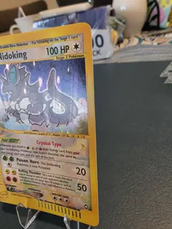 Nidoking - 150/147 - Pokemon Aquapolis Holo Crystal Card HP - Image 2
