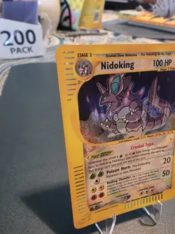 Nidoking - 150/147 - Pokemon Aquapolis Holo Crystal Card HP - Image 3