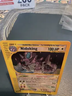 Nidoking - 150/147 - Pokemon Aquapolis Holo Crystal Card HP - Image 4