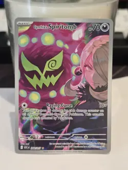 244/217 Cynthia’s Spiritomb Illustration Rare Ascended Heroes Pokemon Card - Image 1
