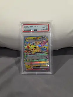 💎 PSA 10 Pikachu ex SV8 JP 033/106 RR GEM MT Pokemon Card Japanese slab super - Image 2