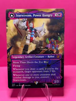 Starscream, Power Hungry – BOT – Transformers – Mythic – NM – MTG #020 - Image 1