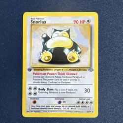 Pokemon TCG Snorlax Jungle 27/64 Regular 1999 Base Set 1st Edition - Image 1