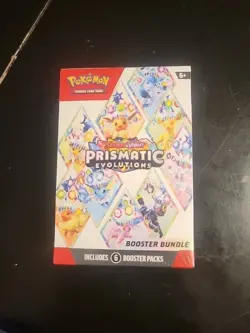 Pokemon Prismatic Evolutions Booster Bundle Box Eevee Umbreon Espeon - Image 1