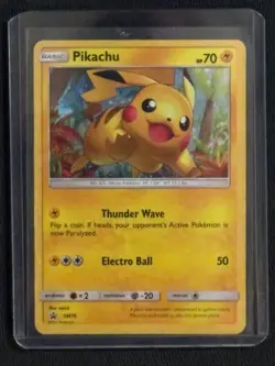 Pokemon Pikachu SM76 Holo Black Star Promo Shining Legends - Image 3