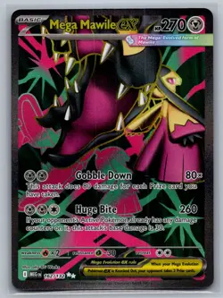 Mega Mawile ex 162/132 Ultra Rare Mega Evolution Pokemon Near Mint - Image 1