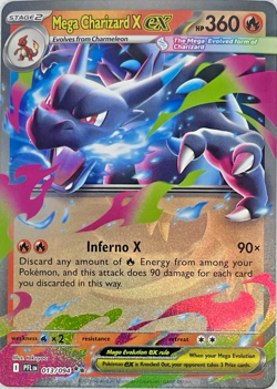 Pokemon TCG Phantasmal Flames: Mega Charizard X Ex #013/094 (Ultra Rare) - NM+ - Image 2