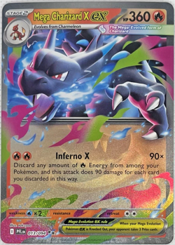 Pokemon TCG Phantasmal Flames: Mega Charizard X Ex #013/094 (Ultra Rare) - NM+ - Image 4