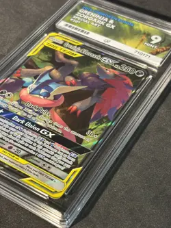 Pokemon Greninja & Zoroark GX Tag Team 201/214 Unbroken Bonds Special Art Ace 9 - Image 3