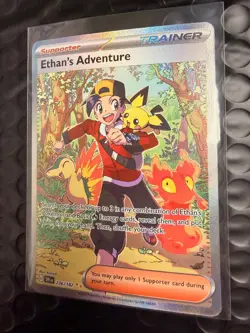 Pokemon Ethan's Adventure 236/182 Special Illustration Rare Destined Rivals ✨ - Image 1