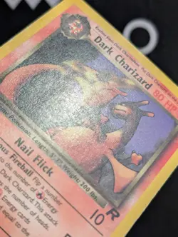 Dark Charizard 21/82 Team Rocket Pokemon HP DMG - Image 2