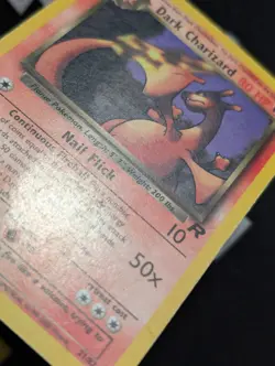 Dark Charizard 21/82 Team Rocket Pokemon HP DMG - Image 3